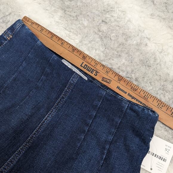 Free People Ultra High Waist Denim Pull-on Skinny Jeans New Size 26 - Picture 9 of 12